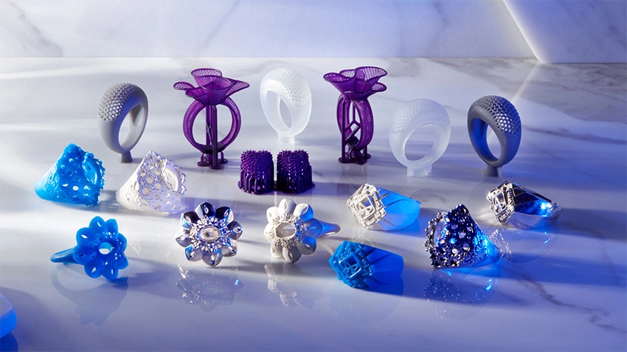 جواهرات ساخته شده با پرینت سه بعدی