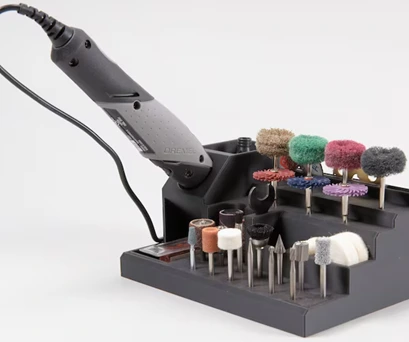 ابزار چرخشی دارای سوهان و سنبادهی برای پرداخت PLA (Rotary Tool)