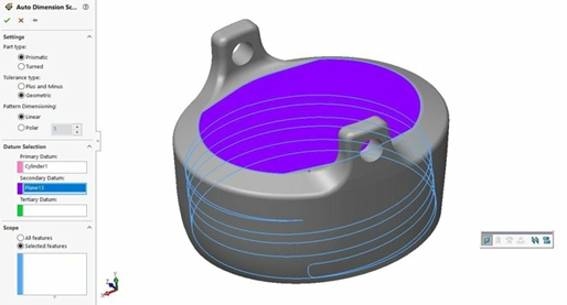 اعمال تلرانس‌ گذاری GD&T در SolidWorks