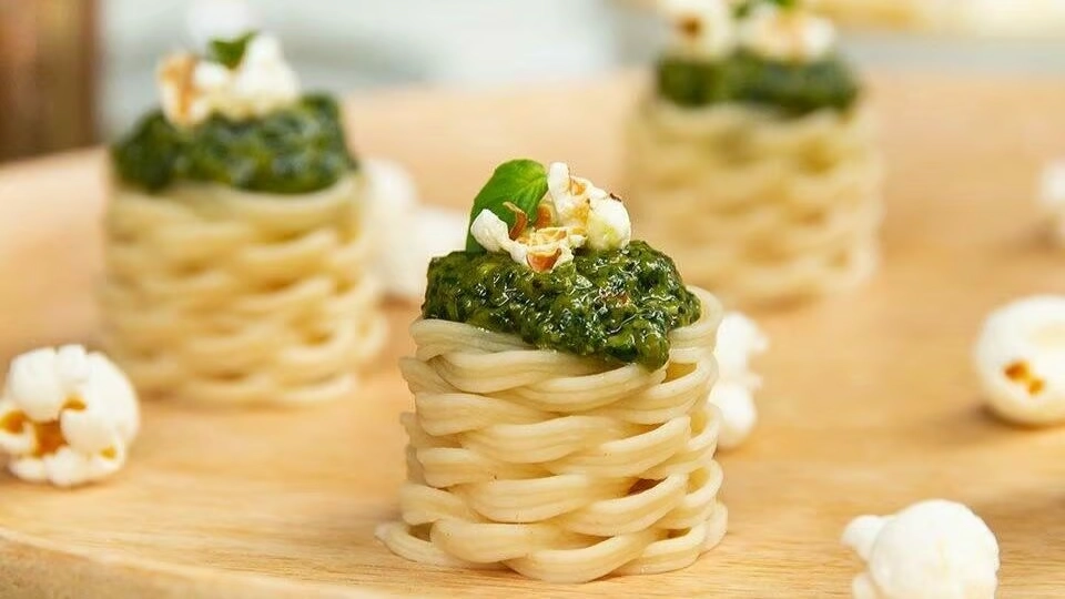 پاستای پرینت شده با پرینتر سه بعدی غذا