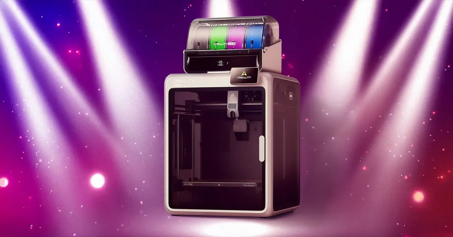 پرینتر سه‌ بعدی زیر ۱۰۰۰ دلار: Creality K2 Pro