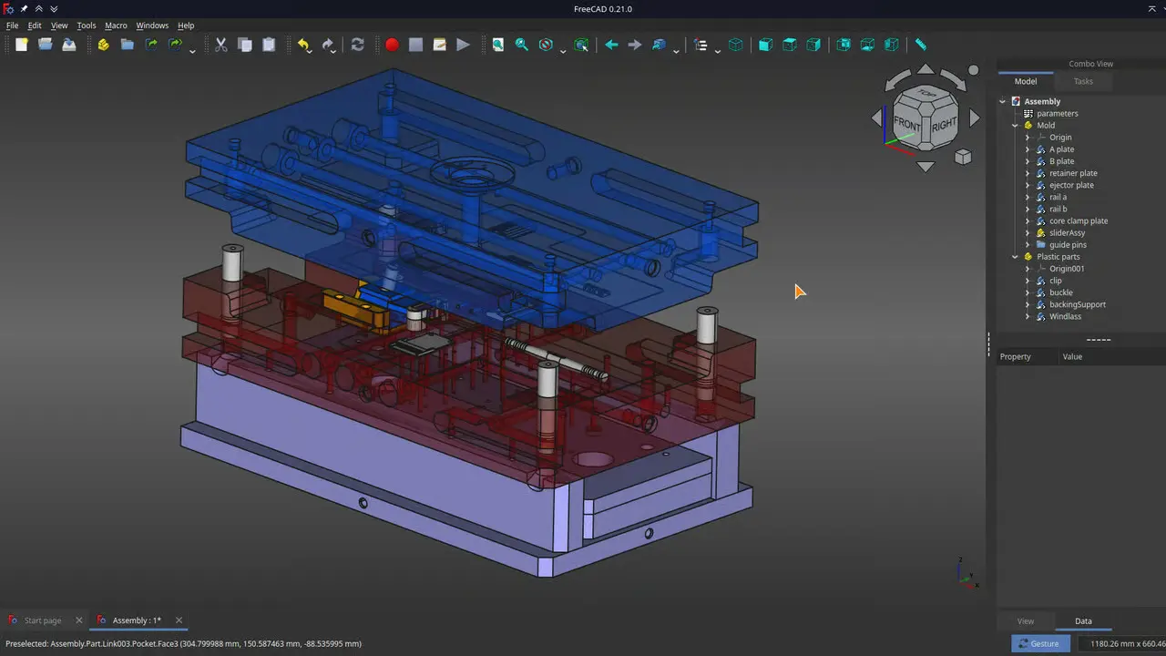 FreeCAD یکی از بهترین نرم افزارهای طراحی برای پرینتر سه بعدی بامبو لب bambu lab
