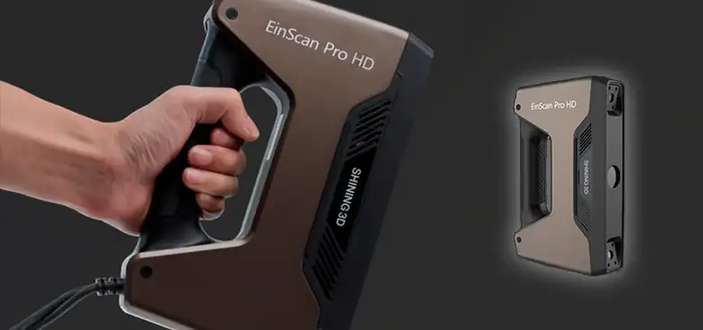 اسکنر سه بعدی Shining 3D EinScan Pro HD یکی از انواع اسکنر سه بعدی حرفه ای