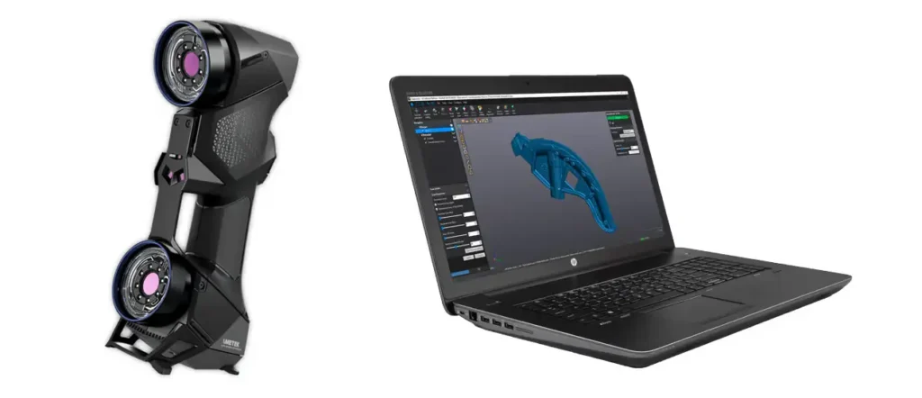 اسکنر سه بعدی صنعتی Creaform HandyScan Black Series یکی از انواع اسکنر سه بعدی صنعتی