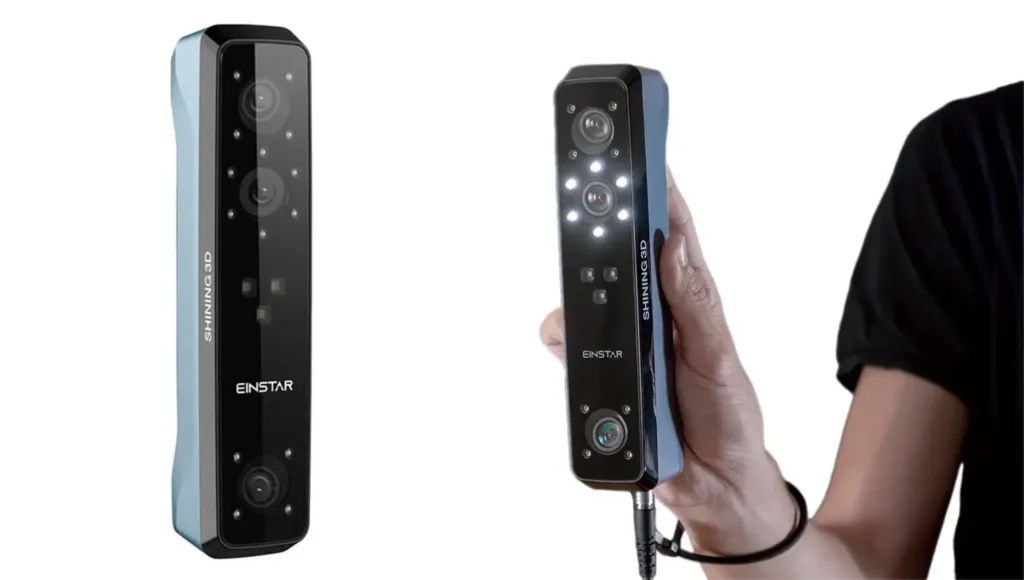 اسکنر سه بعدی Shining 3D Einstar یکی از انواع اسکنر سه بعدی مقرون به صرفه
