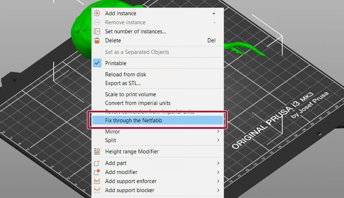 PrusaSlicer از بهترین نرم افزارهای ویرایش فایل STL