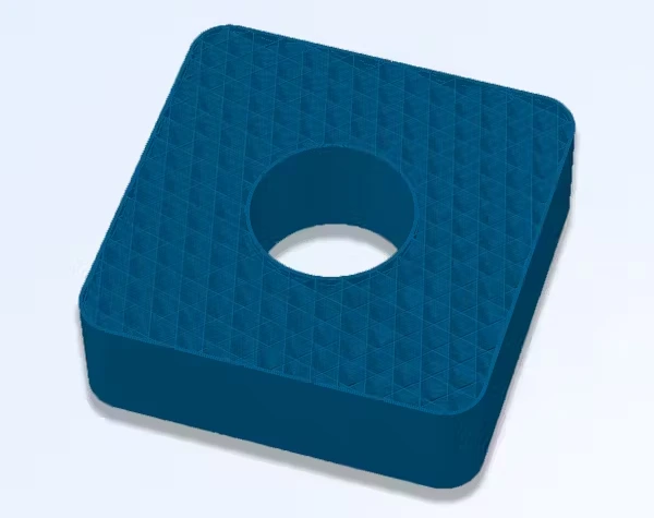 infill مکعبی در پرینت سه بعدی