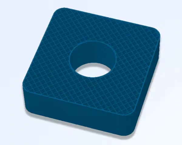 infill شبکه در پرینت سه بعدی