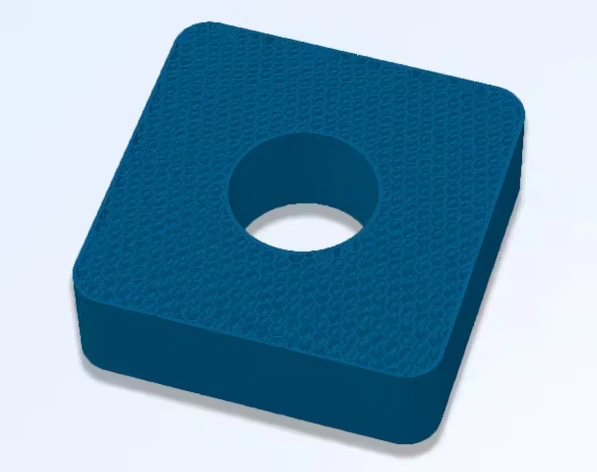 infill شش‌ضلعی (Honeycomb) در پرینت سه بعدی