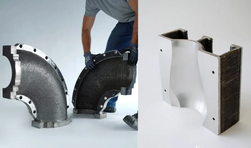 قطعات ساخته شده به روش (Wire Arc Additive Manufacturing (WAAM یکی از تکنولوژی های پرینت سه بعدی فلزات