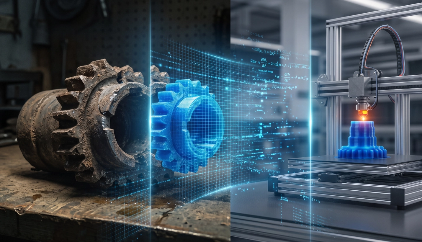 How to make rare spare parts with a 3D printer